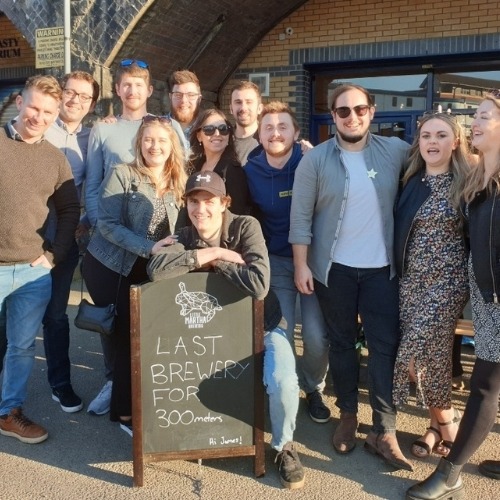 Group at Little Martha Brewing