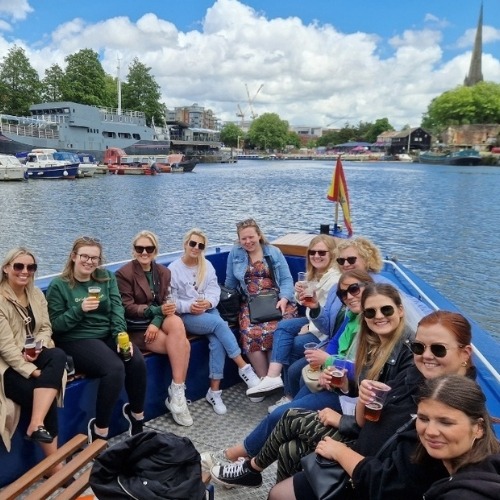 Bristol harbour beer cruise on HMS Hops